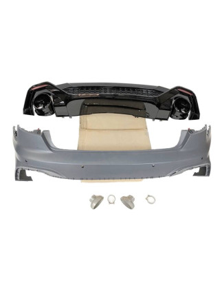Paraurti Posteriore Audi A4 2020+ Look RS4 (Cod. E-TCA0260)