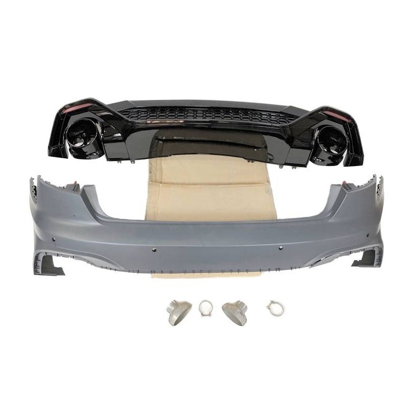 Paraurti Posteriore Audi A4 2020+ Look RS4 (Cod. E-TCA0260)
