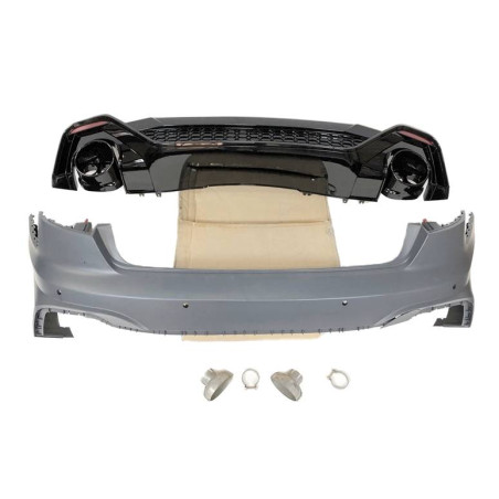 Paraurti Posteriore Audi A4 2020+ Look RS4 (Cod. E-TCA0260)
