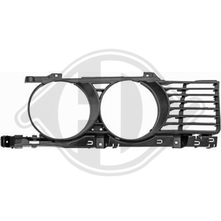 Griglia radiatore BMW serie 5 (E34) 88-95 (Cod. D-1222044)