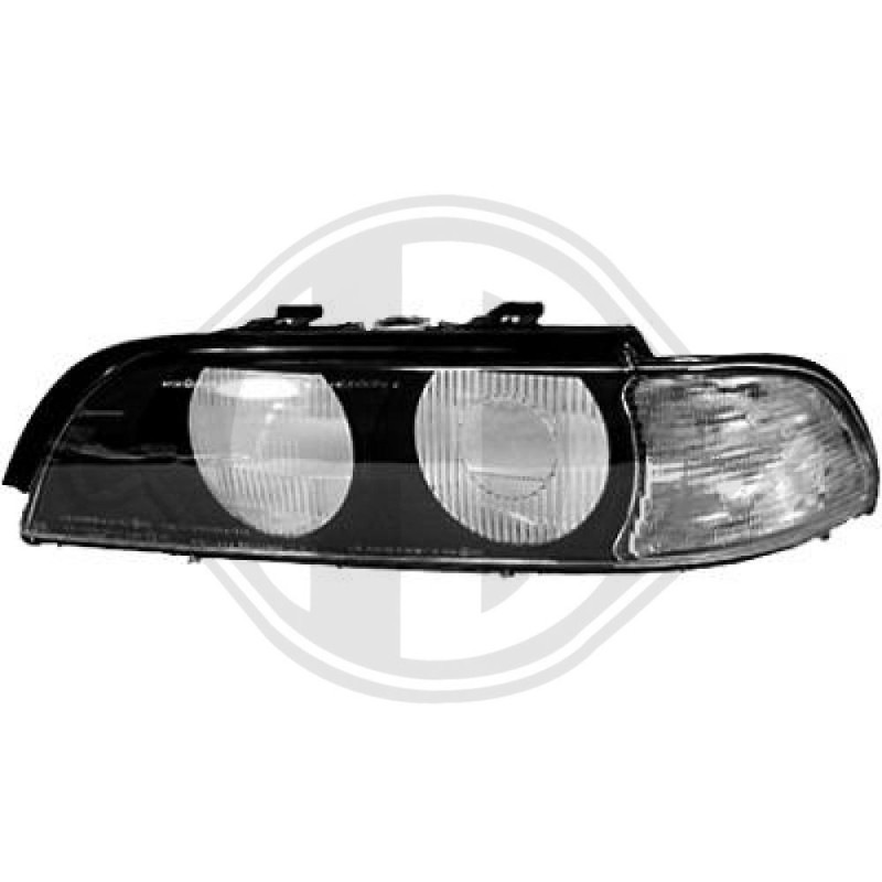Lente diffusore Faro principale BMW serie 5 (E39) 95-00 (Cod. D-1223084)