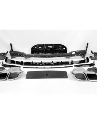 Diffusore Posteriore Mercedes X253 GLC 2020+ look AMG GLC63 (Cod. E-TCM0285)