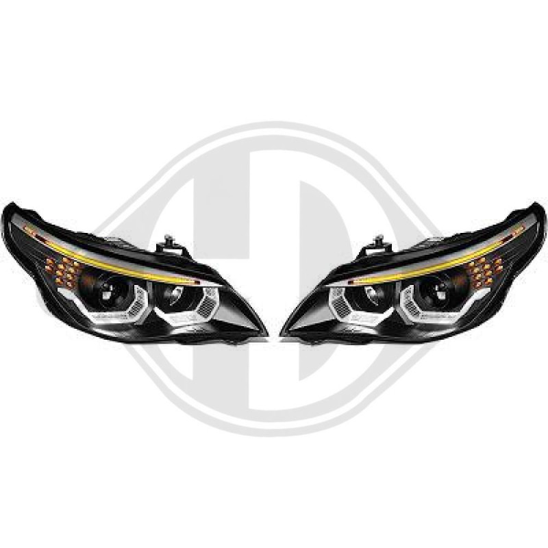 SET FARI ANTERIORI BMW serie 5 (E60/61) 03-07 (Cod. D-1224380)