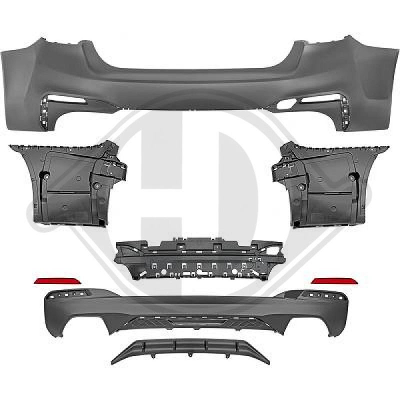 Paraurti posteriore BMW serie 5 (G30/31) 17-20 (Cod. D-1226456)