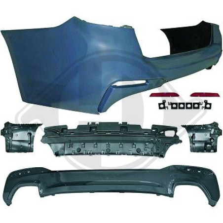 Paraurti posteriore BMW serie 5 (G30/31) 17-20 (Cod. D-1226555)