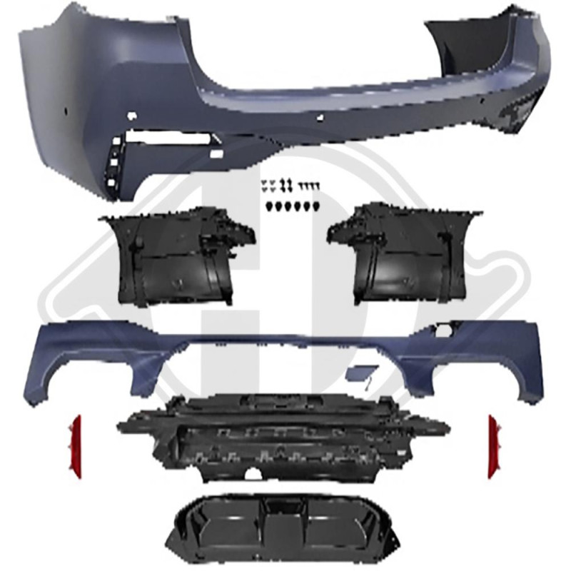 Paraurti posteriore BMW serie 5 (G30/31) LCI 20- (Cod. D-1226755)
