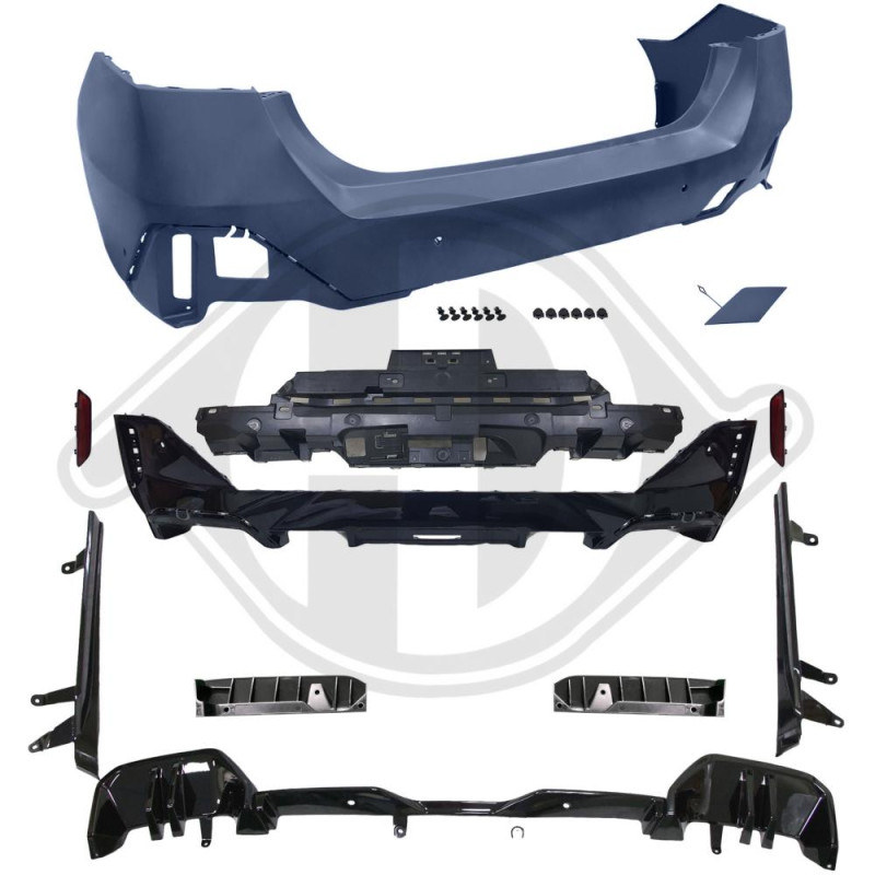 Paraurti posteriore BMW serie 5 (G60/61) 23- (Cod. D-1227257)