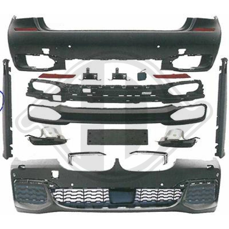 Paraurti posteriore BMW serie 7 (G11) 15-19 (Cod. D-1260350)