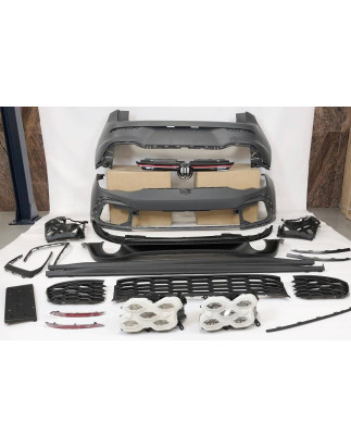 Kit estetico Volkswagen Golf 8  3/5 2019-2023 Porte Look GTI 2 Scarico (Cod. E-TCW7058)