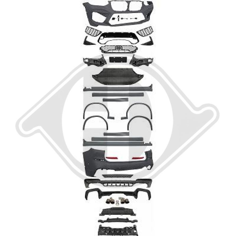 Paraurti posteriore BMW X3 (G01) 18- (Cod. D-1277350)