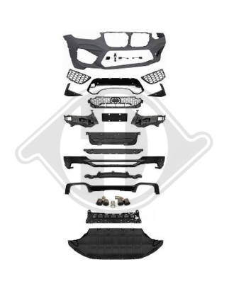 Paraurti posteriore BMW X4 (G02) 18- (Cod. D-1277550)