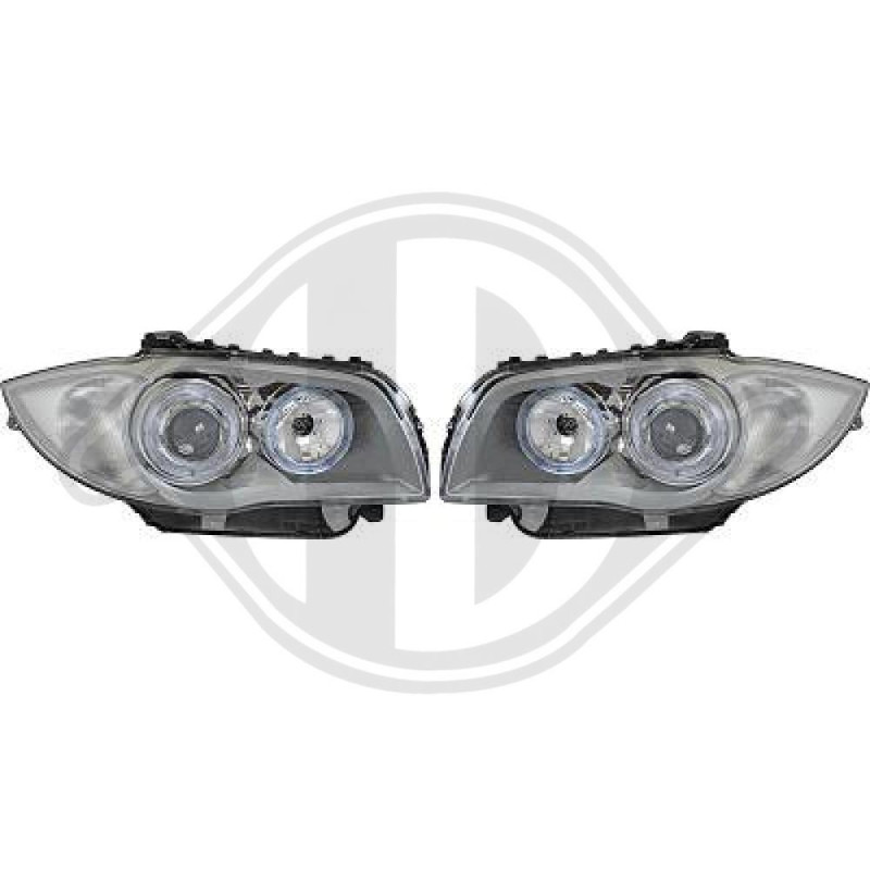 SET FARI ANTERIORI BMW serie 1 (E81/82/87/E88) 04-11 (Cod. D-1280480)