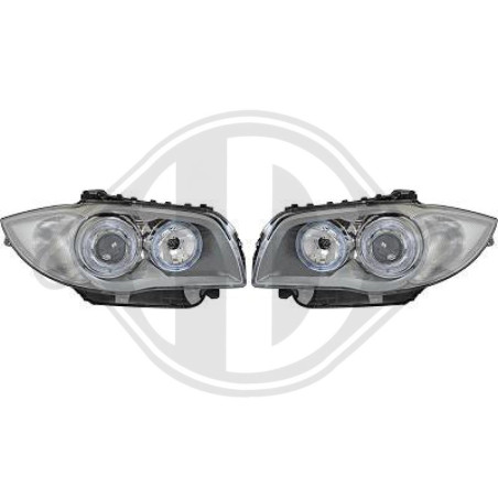 SET FARI ANTERIORI BMW serie 1 (E81/82/87/E88) 04-11 (Cod. D-1280480)