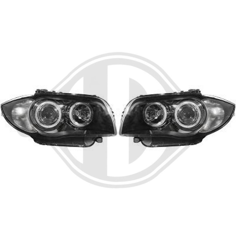SET FARI ANTERIORI BMW serie 1 (E81/82/87/E88) 04-11 (Cod. D-1280580)
