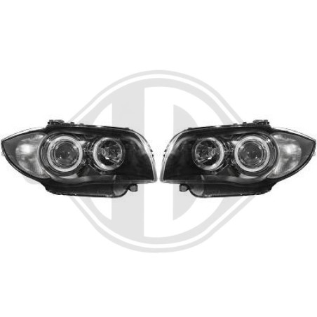 SET FARI ANTERIORI BMW serie 1 (E81/82/87/E88) 04-11 (Cod. D-1280580)