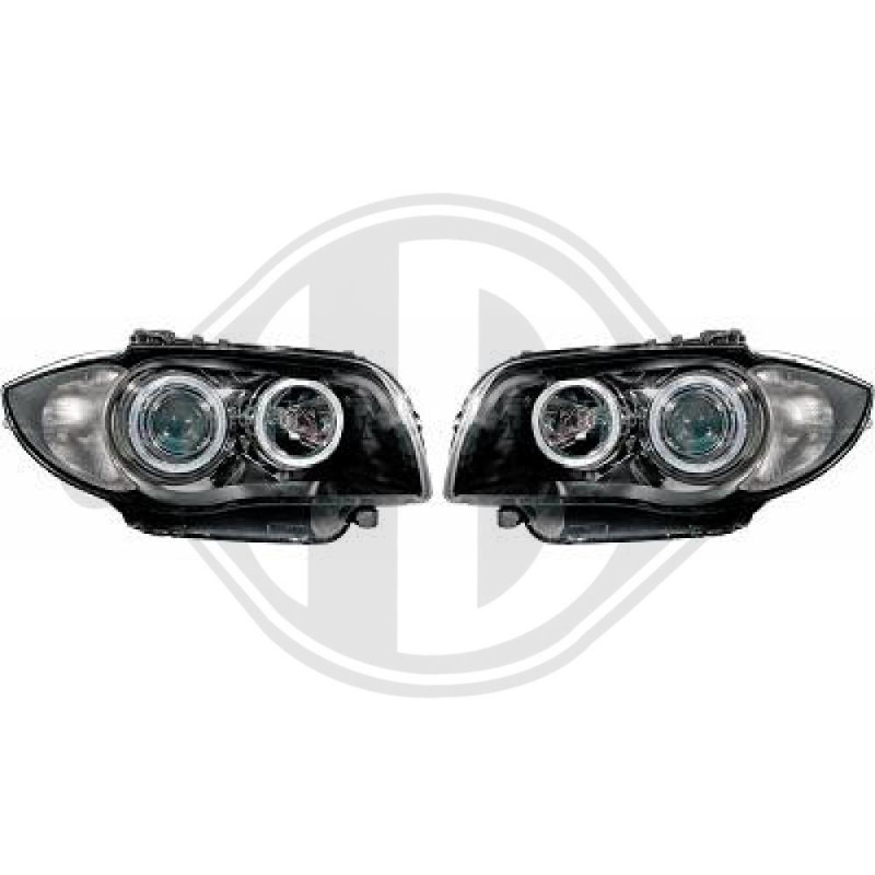 SET FARI ANTERIORI BMW serie 1 (E81/82/87/E88) 04-11 (Cod. D-1280581)