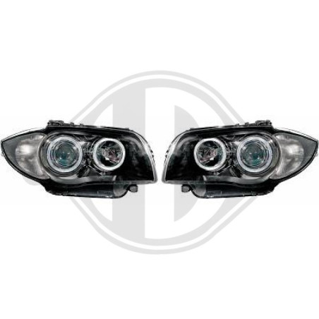 SET FARI ANTERIORI BMW serie 1 (E81/82/87/E88) 04-11 (Cod. D-1280581)
