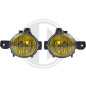 Kit fendinebbia BMW serie 1 (E81/82/87/E88) 04-11 (Cod. D-1280688)