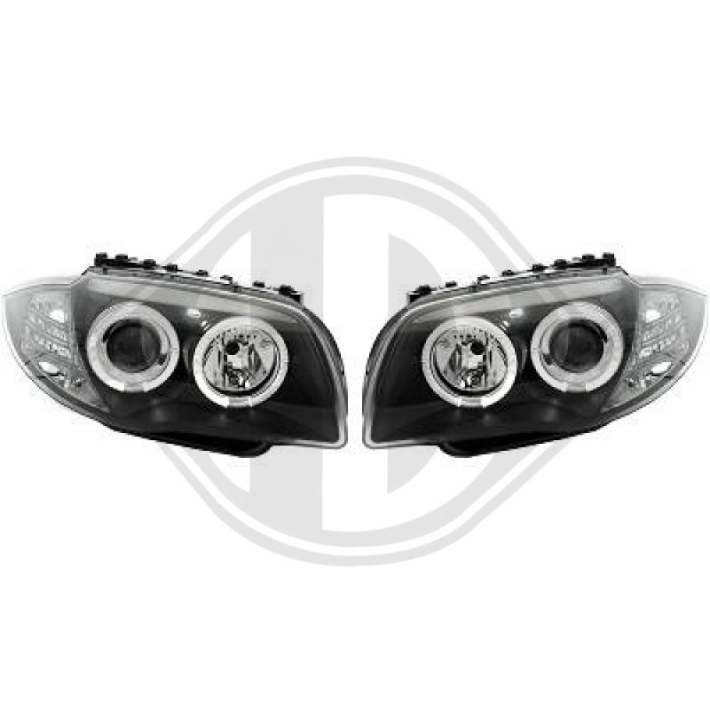 SET FARI ANTERIORI BMW serie 1 (E81/82/87/E88) 04-11 (Cod. D-1280780)