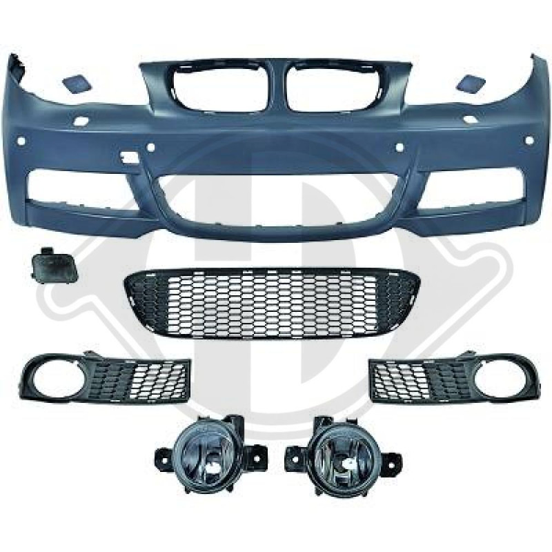 Paraurti anteriore BMW serie 1 (E82/88) Cpe/Cabrio 07- (Cod. D-1280851)