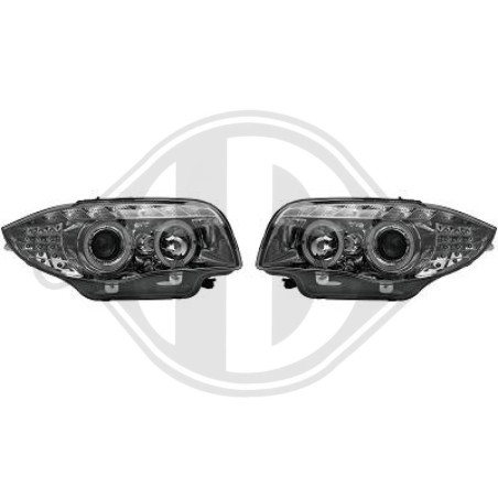SET FARI ANTERIORI BMW serie 1 (E81/82/87/E88) 04-11 (Cod. D-1280880)