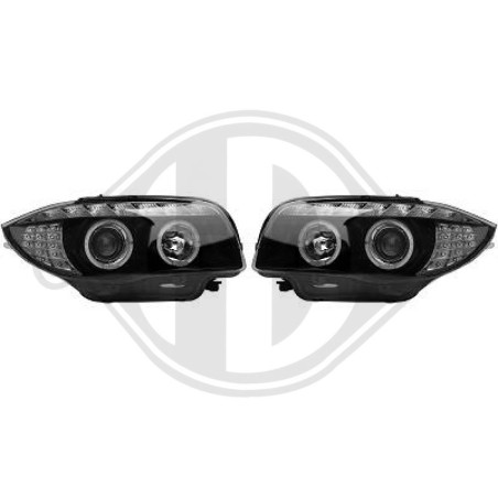 SET FARI ANTERIORI BMW serie 1 (E81/82/87/E88) 04-11 (Cod. D-1280980)