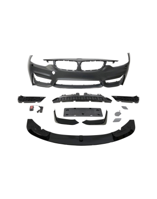 Paraurti Anteriore BMW F32 F33 F36 Look M4 II Lip spoiler (Cod. E-TCBF353F393)