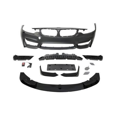 Paraurti Anteriore BMW F32 F33 F36 Look M4 II Lip spoiler (Cod. E-TCBF353F393)