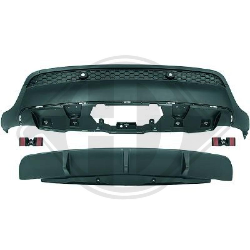 Diffusore paraurti BMW X6 (E71/72) 08-14 (Cod. D-1295362)