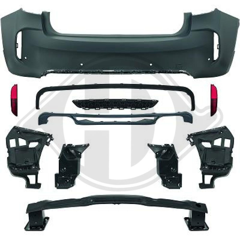 Paraurti posteriore BMW X6 (F16) 14-19 (Cod. D-1296450)