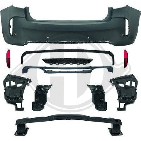 Paraurti posteriore BMW X6 (F16) 14-19 (Cod. D-1296450)