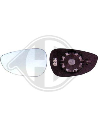 Vetro specchio Specchio esterno Ford Fiesta 08-12 (Cod. D-1405227)