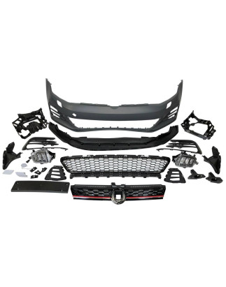 Paraurti Anteriore Volkswagen Golf 7.5 3/5P Facelift Look GTI (Cod. E-TCW7056)