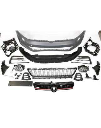 Paraurti Anteriore Volkswagen Golf 7.5 3/5P Facelift Look GTI (Cod. E-TCW7056)