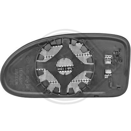 Vetro specchio Specchio esterno Ford Focus 01-04 (Cod. D-1415126)