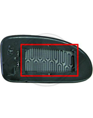 Vetro specchio Specchio esterno Ford Focus 01-04 (Cod. D-1415226)