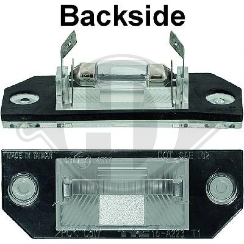 Luce targa Ford Focus II 04-07 (Cod. D-1416292)