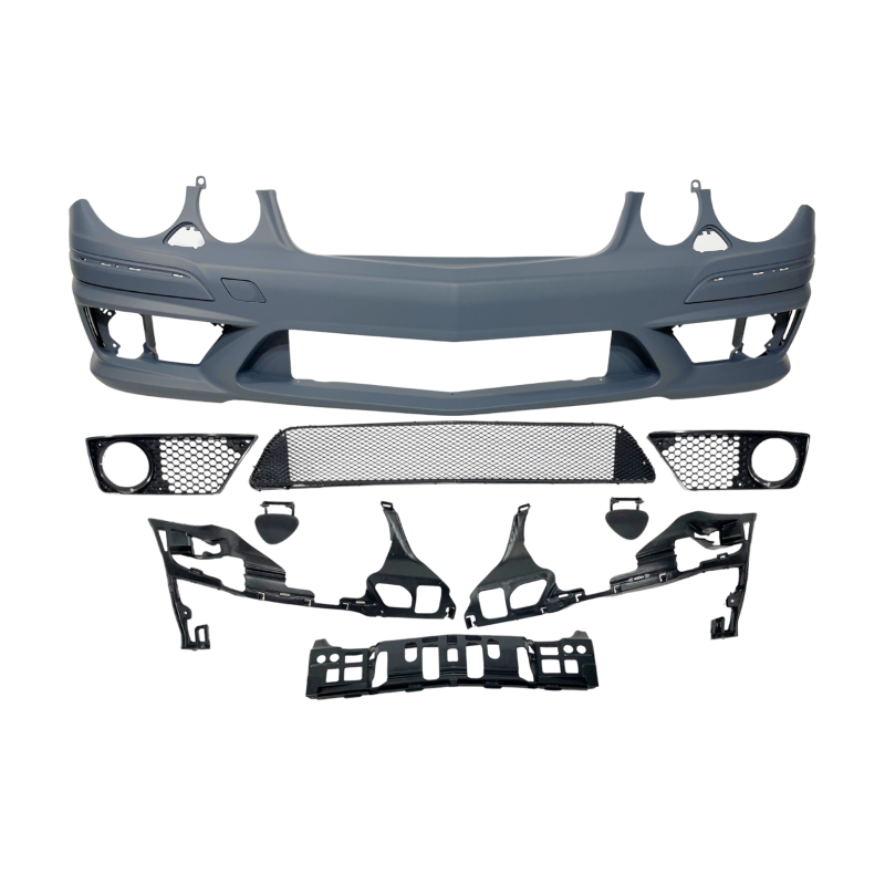 Paraurti Anteriore Mercedes W211 2002-2006 look E63 facelift (Cod. E-TCM00291)