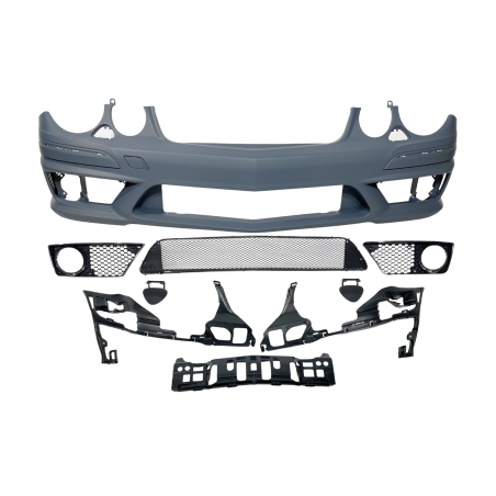 Paraurti Anteriore Mercedes W211 2002-2006 look E63 facelift (Cod. E-TCM00291)