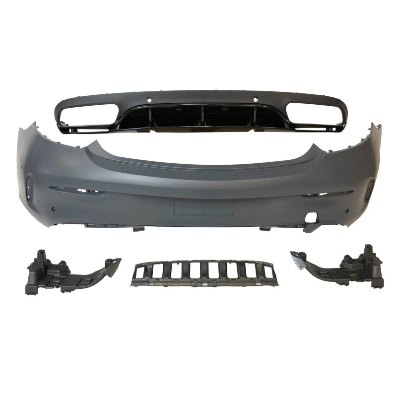Paraurti Posteriori Mercedes W205 Coupe 2014-2020 Look C63 (Cod. E-TCM01540236)