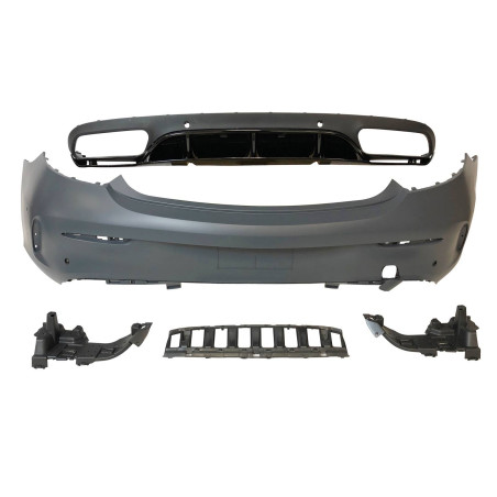 Paraurti Posteriori Mercedes W205 Coupe 2014-2020 Look C63 (Cod. E-TCM01540236)