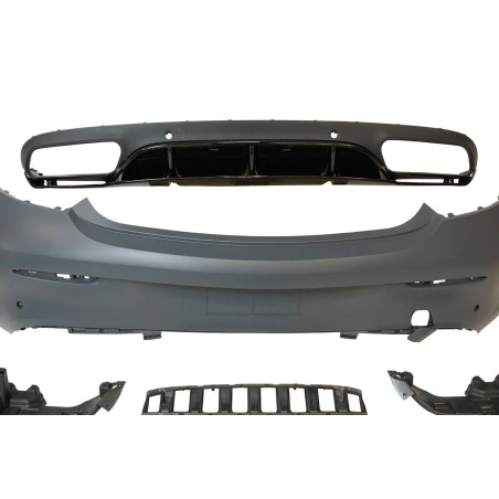 Paraurti Posteriori Mercedes W205 Coupe 2014-2020 Look C63 (Cod. E-TCM01540236)