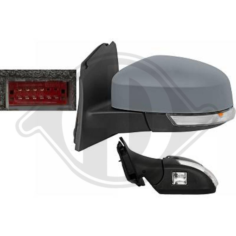 Specchio retrovisore esterno Ford Focus IV Berl./Station wagon (CB8) 11-14 (Cod. D-1418325)
