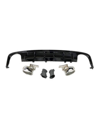 Diffusore Posteriore Audi A6 / A6 Avant C8 19-21 Look RS6 (Cod. E-TCA0264)