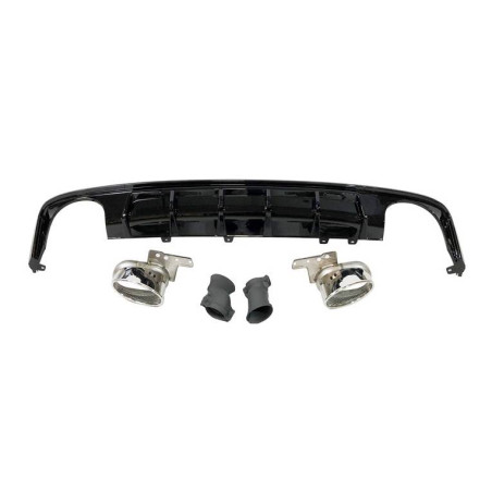 Diffusore Posteriore Audi A6 / A6 Avant C8 19-21 Look RS6 (Cod. E-TCA0264)