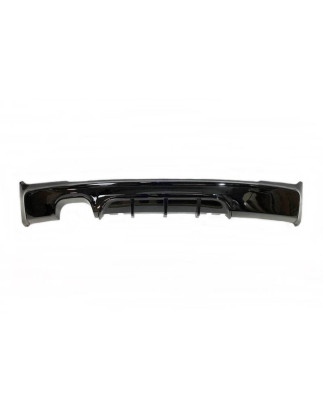 Diffusore Posteriore BMW F22 / F23 look M Performance Nero lucido 1 Uscite doppio (Cod. E-TCBF2291)
