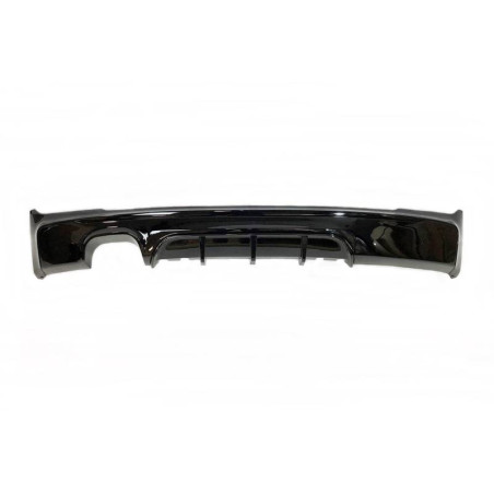 Diffusore Posteriore BMW F22 / F23 look M Performance Nero lucido 1 Uscite doppio (Cod. E-TCBF2291)