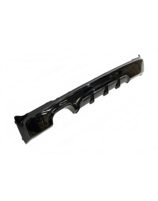 Diffusore Posteriore BMW F22 / F23 look M Performance Nero lucido 1 Uscite doppio (Cod. E-TCBF2291)