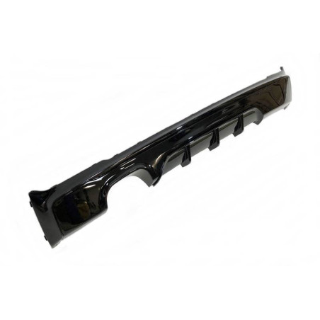 Diffusore Posteriore BMW F22 / F23 look M Performance Nero lucido 1 Uscite doppio (Cod. E-TCBF2291)