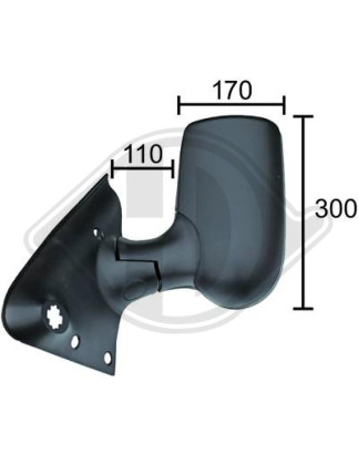 Specchio retrovisore esterno Ford Transit 00-06 (Cod. D-1454025)